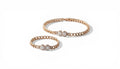 Berta Boxing Gloves Rose Gold Set