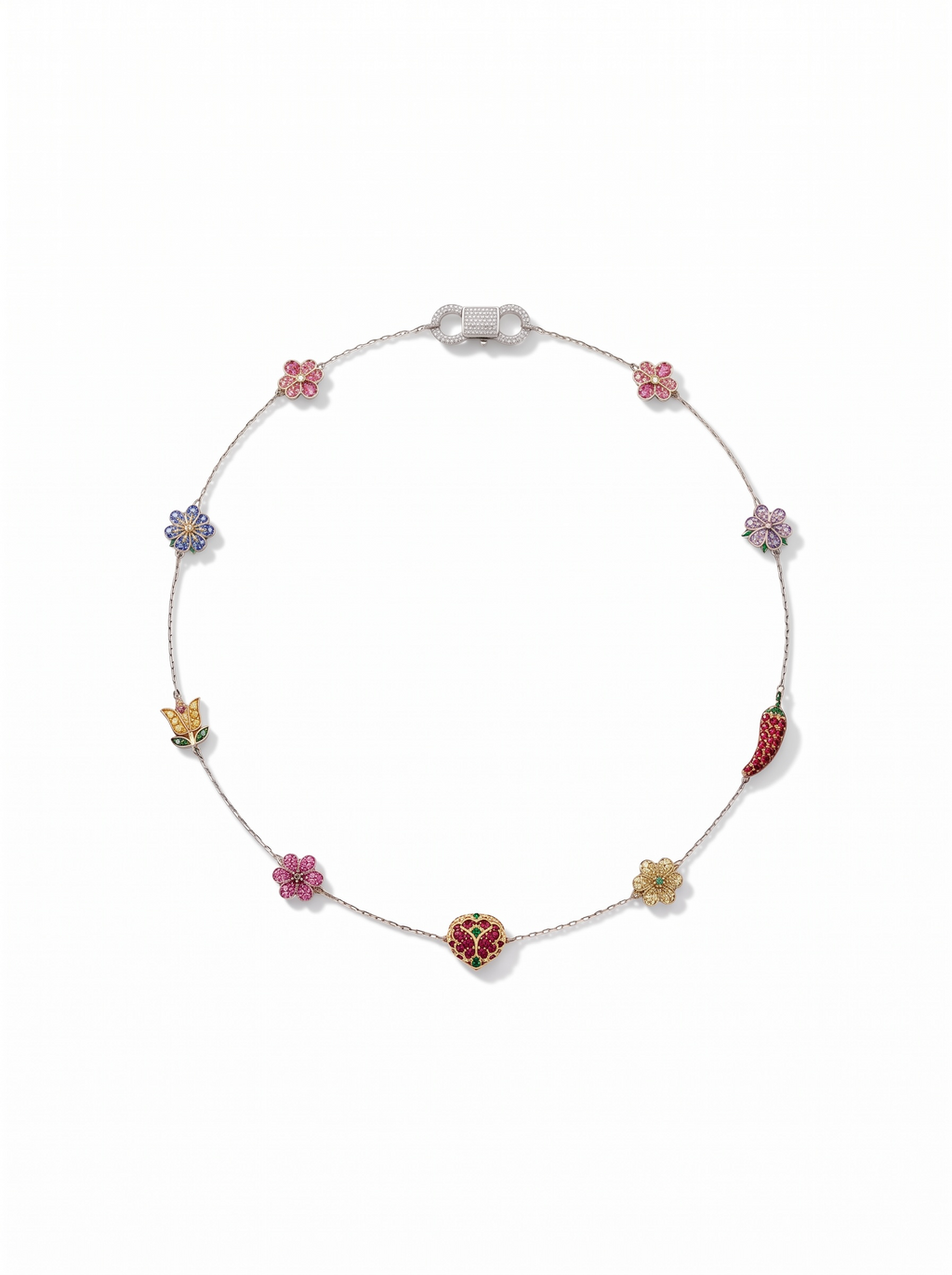 Domonkos Mini Women's Silver Necklace