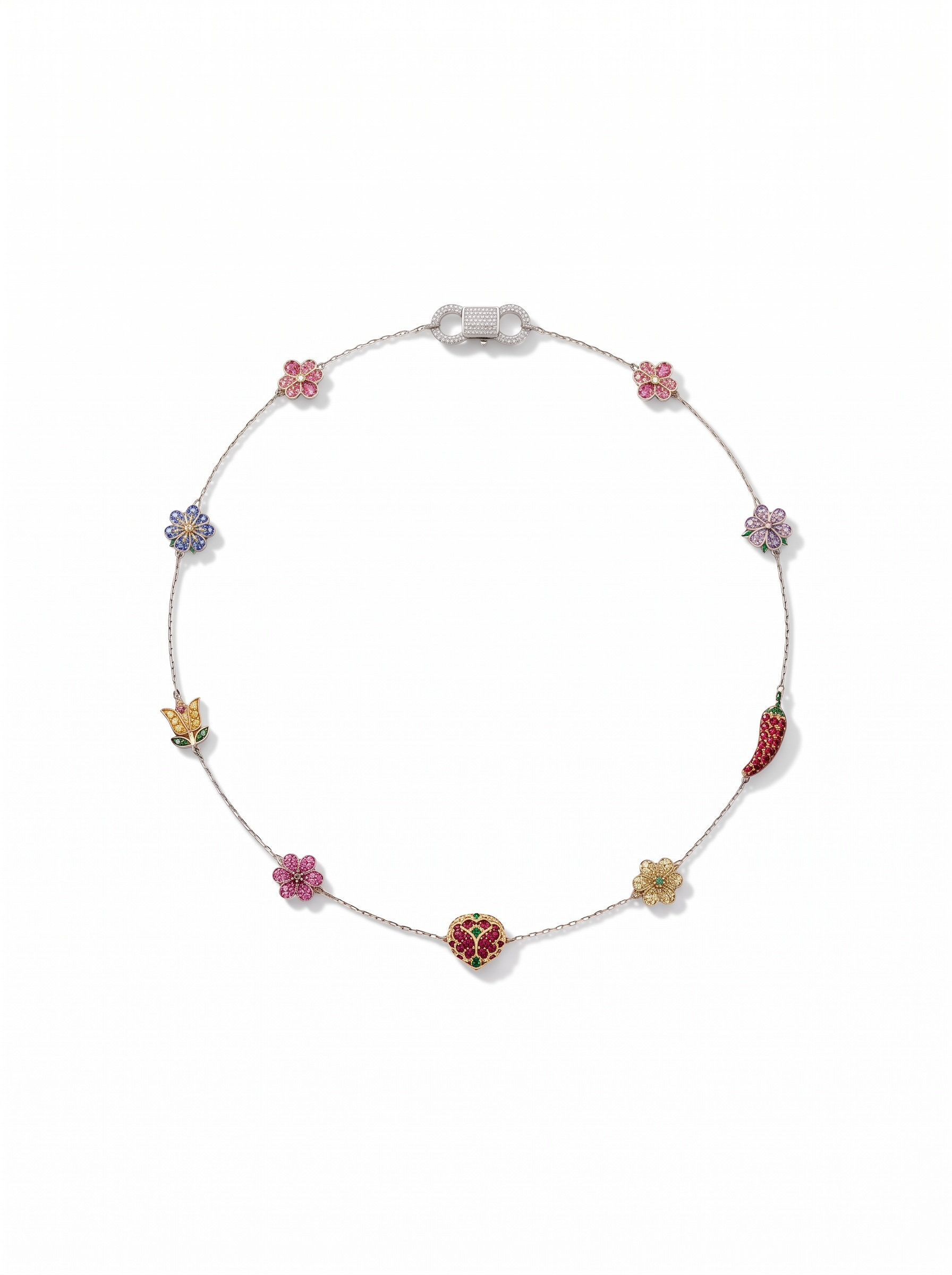 Domonkos Mini Women's Silver Necklace