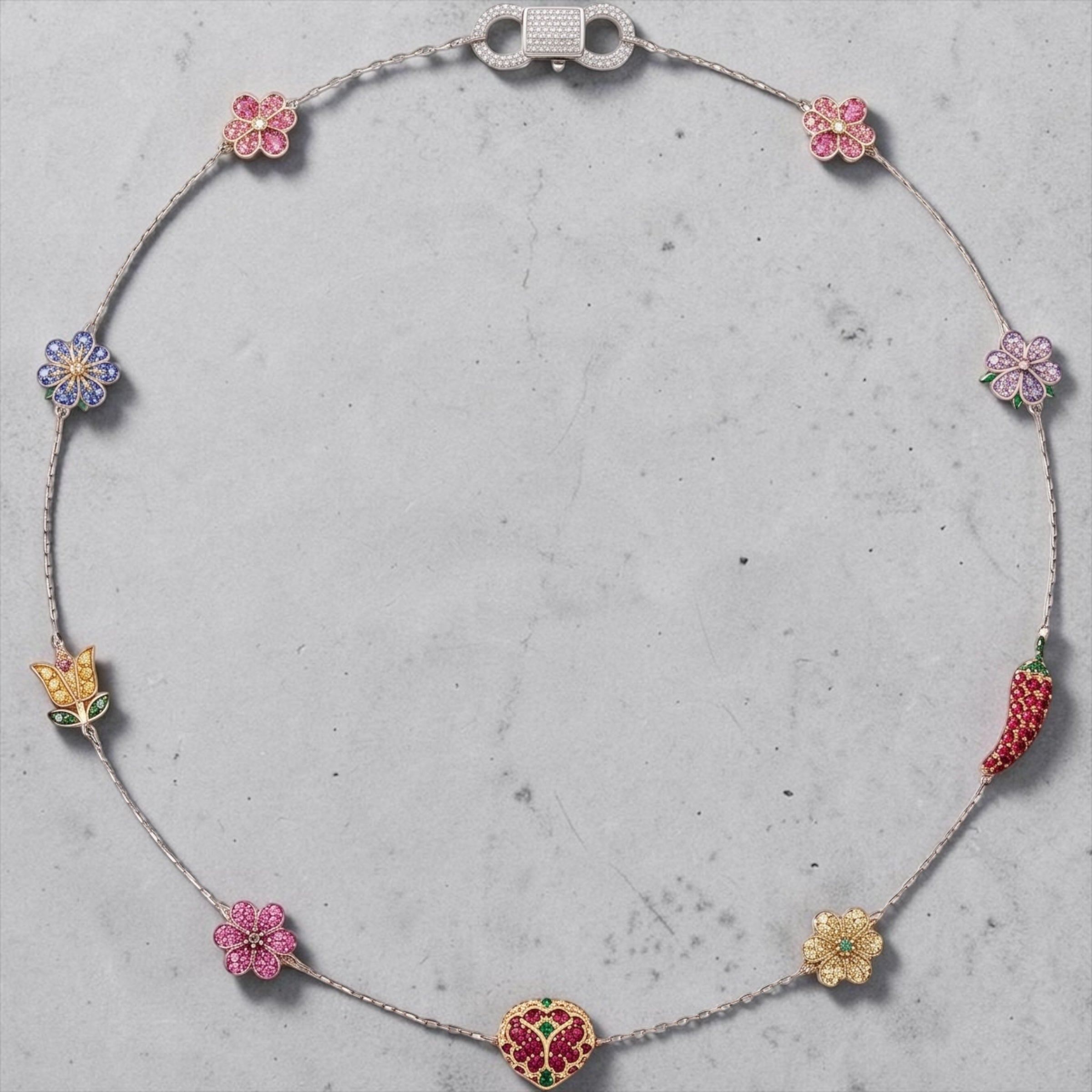 Domonkos Mini Women's Silver Necklace